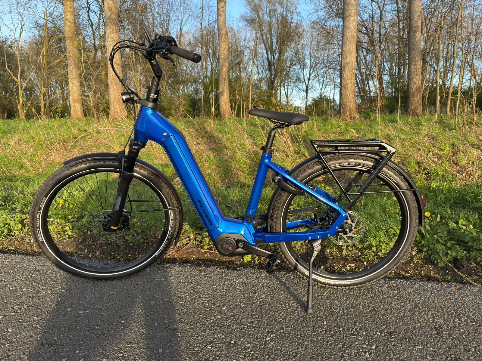 Flyer G1 Gotour 5.43 750 Wh (760 km - sept 2025 - garantie), Vélos & Vélomoteurs, Vélos électriques, Enlèvement, Comme neuf, 50 km par batterie ou plus