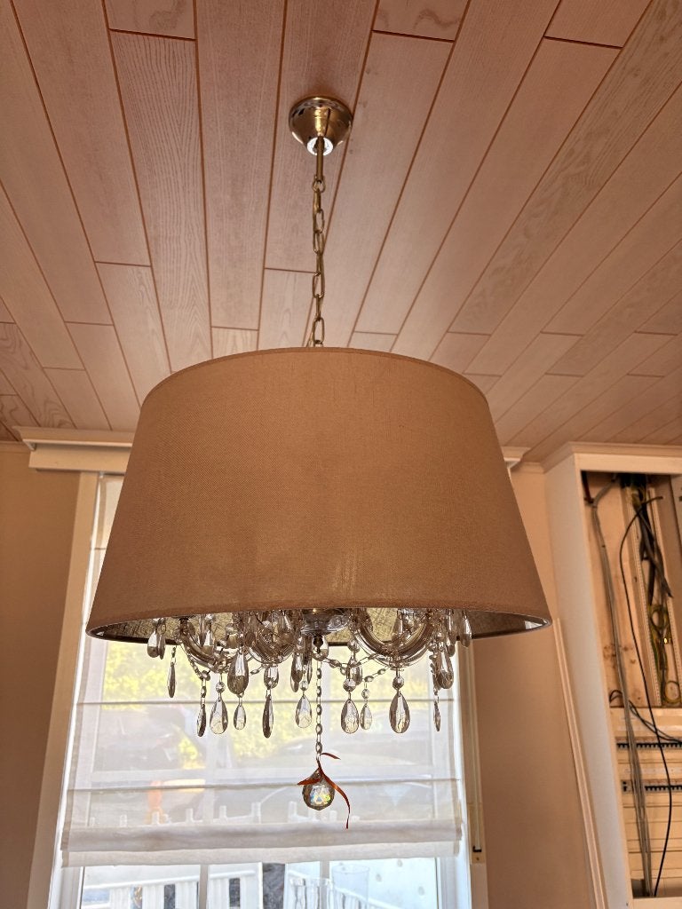 Hanglampen met kap, Ophalen, Gebruikt, Glas