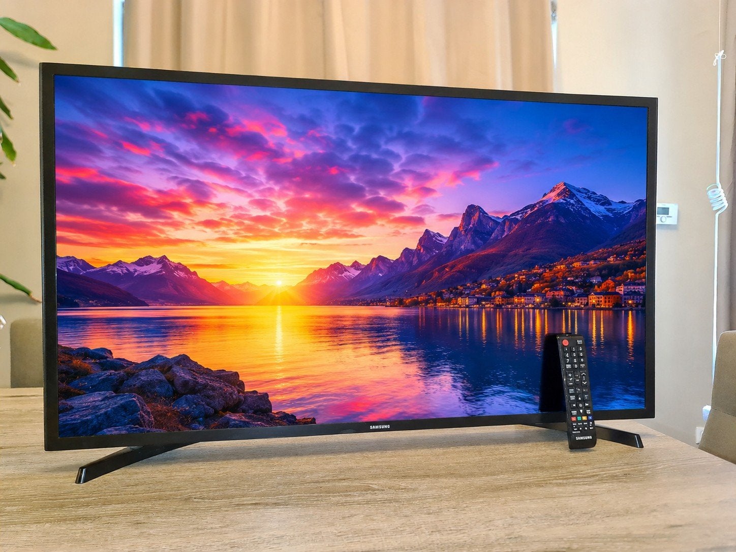 Samsung 40 inch Smart TV – Inclusief afstandsbediening, Audio, Tv en Foto, Televisies, Ophalen, LED, Zo goed als nieuw, Samsung