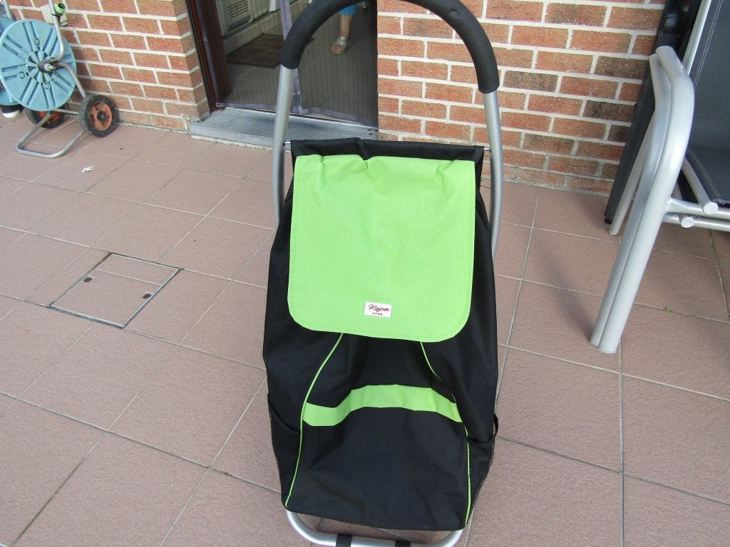 Boodschappen Tas, Ophalen, Zo goed als nieuw, Zwart, Wieltjes