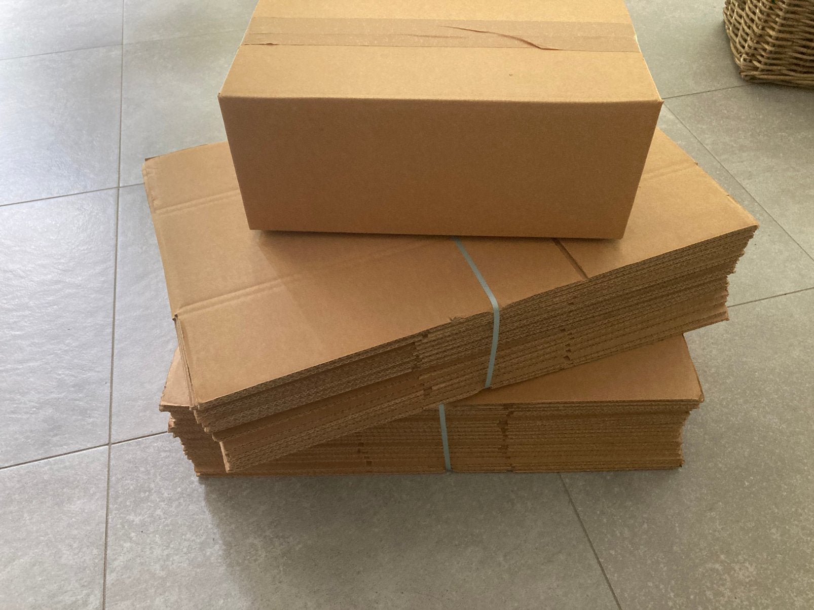 Kartonnen dozen / per 20 stuks, Ophalen, Zo goed als nieuw, Doos