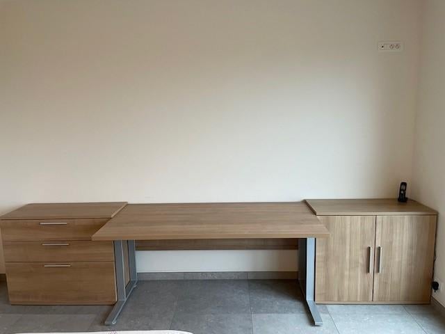 Bureau met kasten (Moet dringend plaats maken 150€), Maison & Meubles, Moderne, Enlèvement, Espace de rangement, Comme neuf