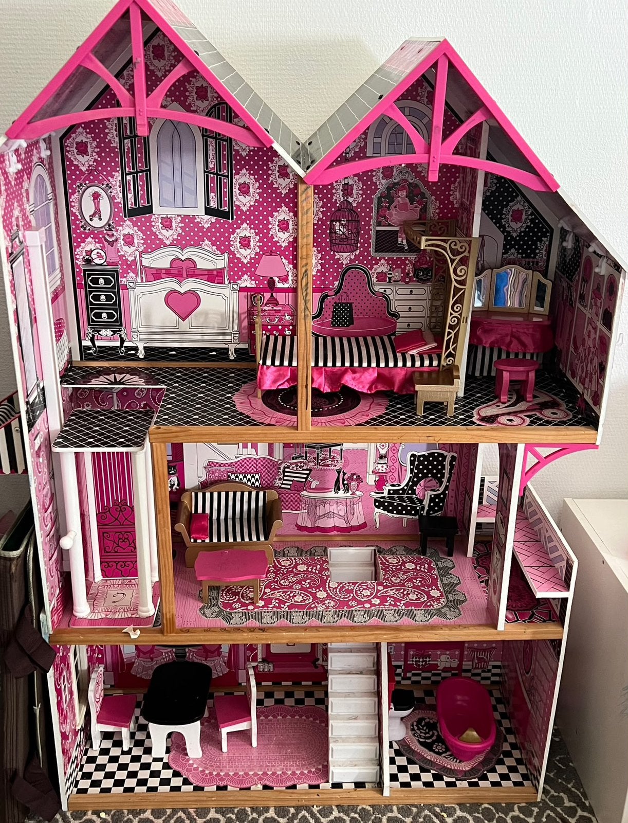 KidKraft poppenhuis, Ophalen, Zo goed als nieuw, Poppenhuis