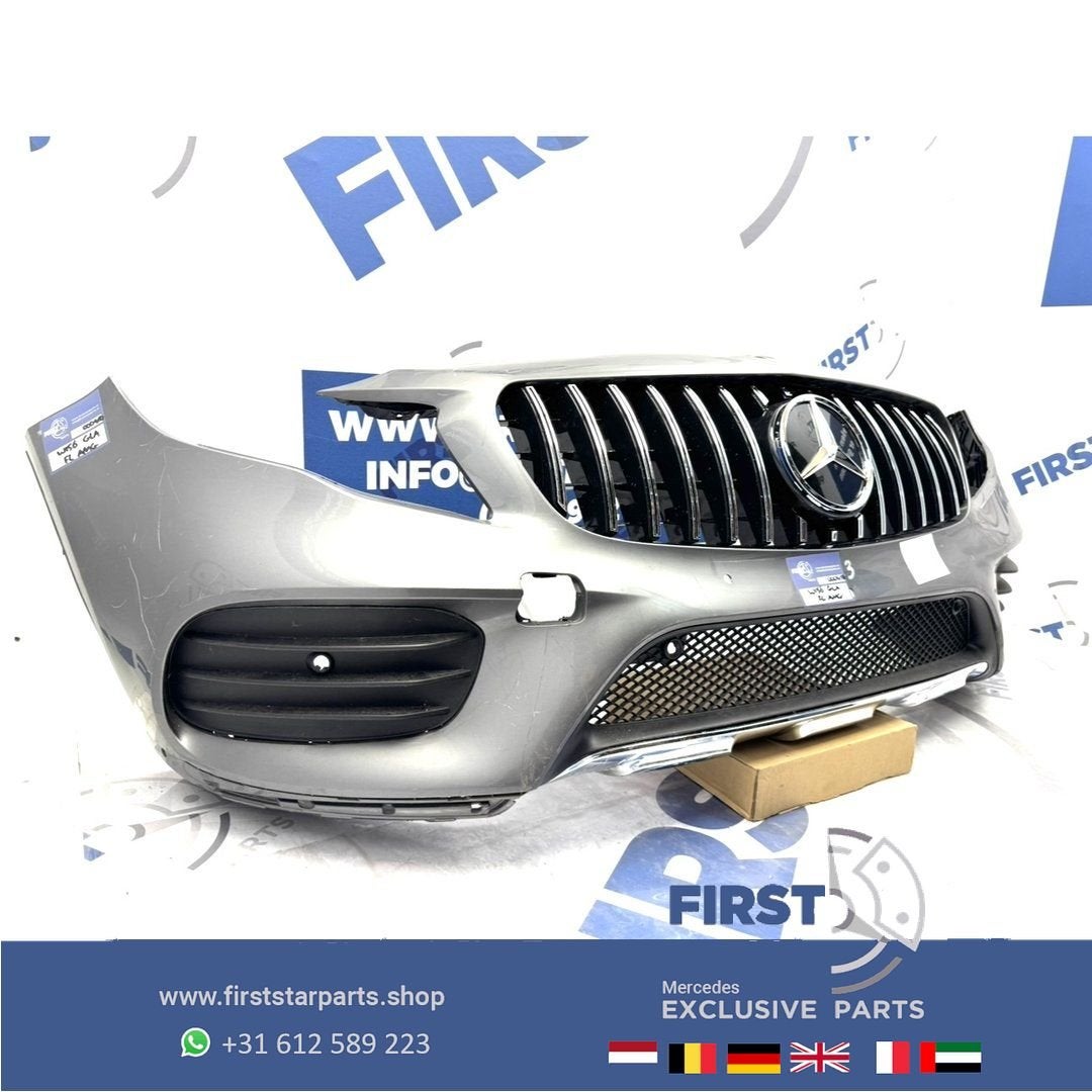 W156 BUMPER GLA FACELIFT AMG X156 VOORBUMPER X156 ZWART WIT, Utilisé, -, Avant, -