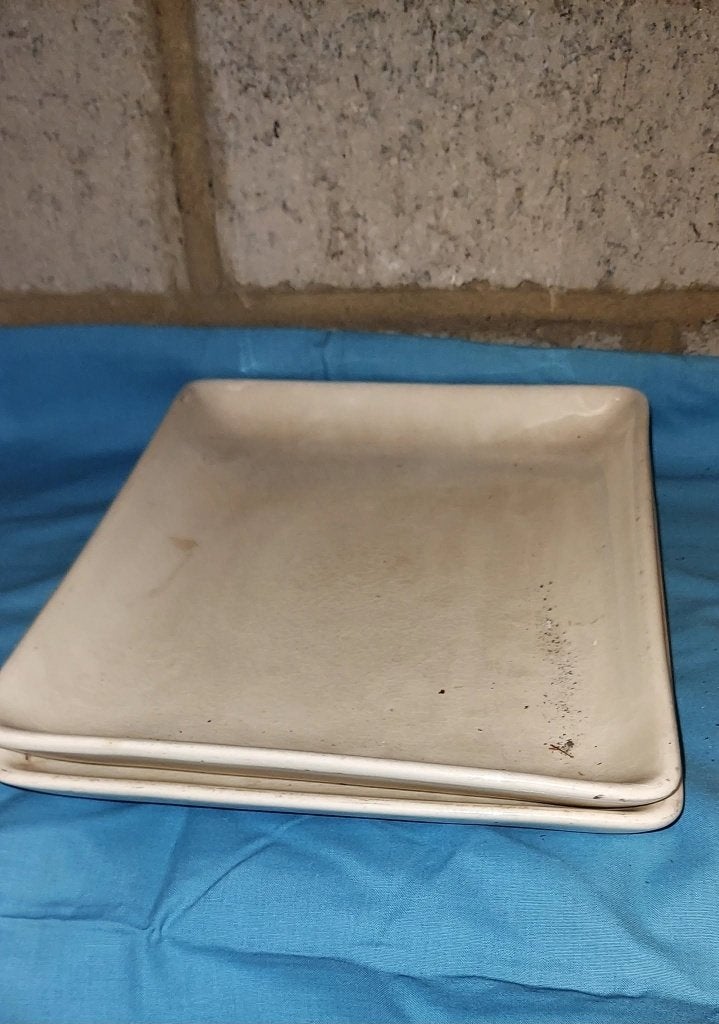 2 plats rectangulaires anciens Villeroy & Boch, Enlèvement ou Envoi