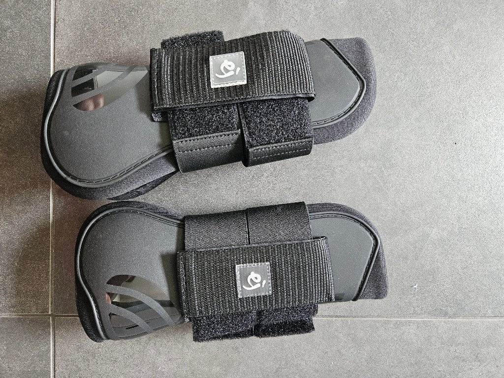 Peesbeschermers Epplejeck EJTec Ride Zwart, Animaux & Accessoires, Chevaux & Poneys | Guêtres en cloche, Neuf, Enlèvement, Full
