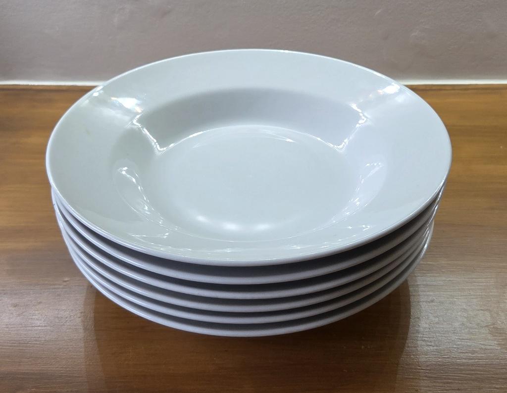 Grote diepe borden pasta, Ophalen, Gebruikt, Porselein, Bord(en)
