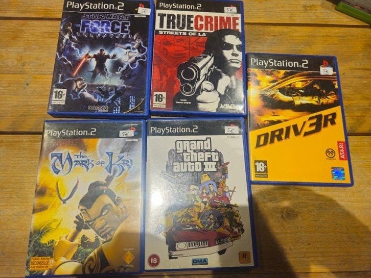 Joli lot/Pack de 5 jeux PS2 - CIB (GTA III, True Crime, Dr., Consoles de jeu & Jeux vidéo, Enlèvement ou Envoi