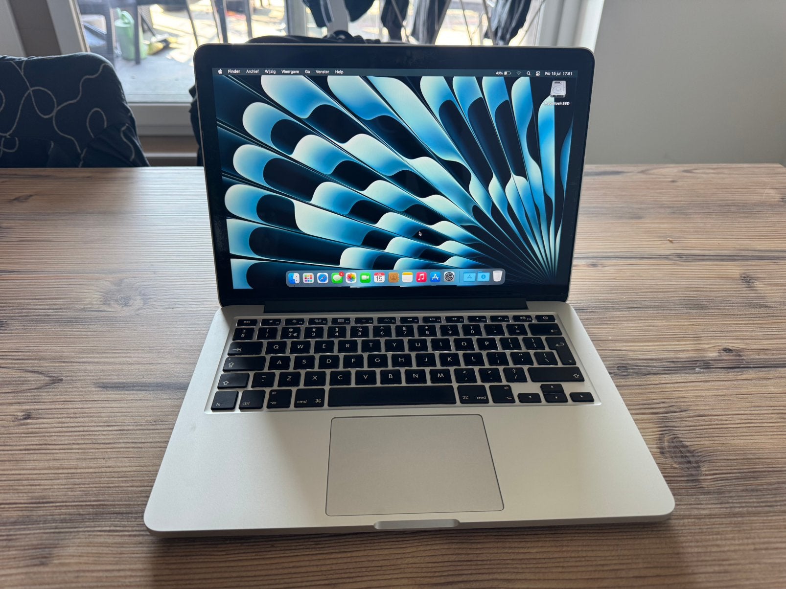 MacBook Pro - early 2015 (8GB, 1TB SSD, QWERTY), Computers en Software, Ophalen, Zo goed als nieuw, Qwerty, MacBook