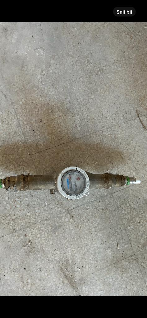 Watermeter, Doe-het-zelf en Bouw, Ophalen, Zo goed als nieuw