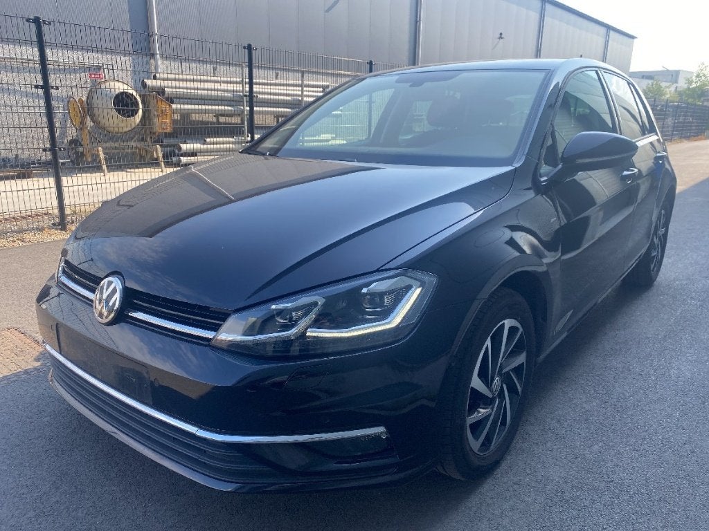 VOLKSWAGEN GOLF VII JOIN 1600 TDI 2018 BON ÉTAT QUELQUES KM, Feux de virage, Entreprise, Carnet d'entretien, Noir