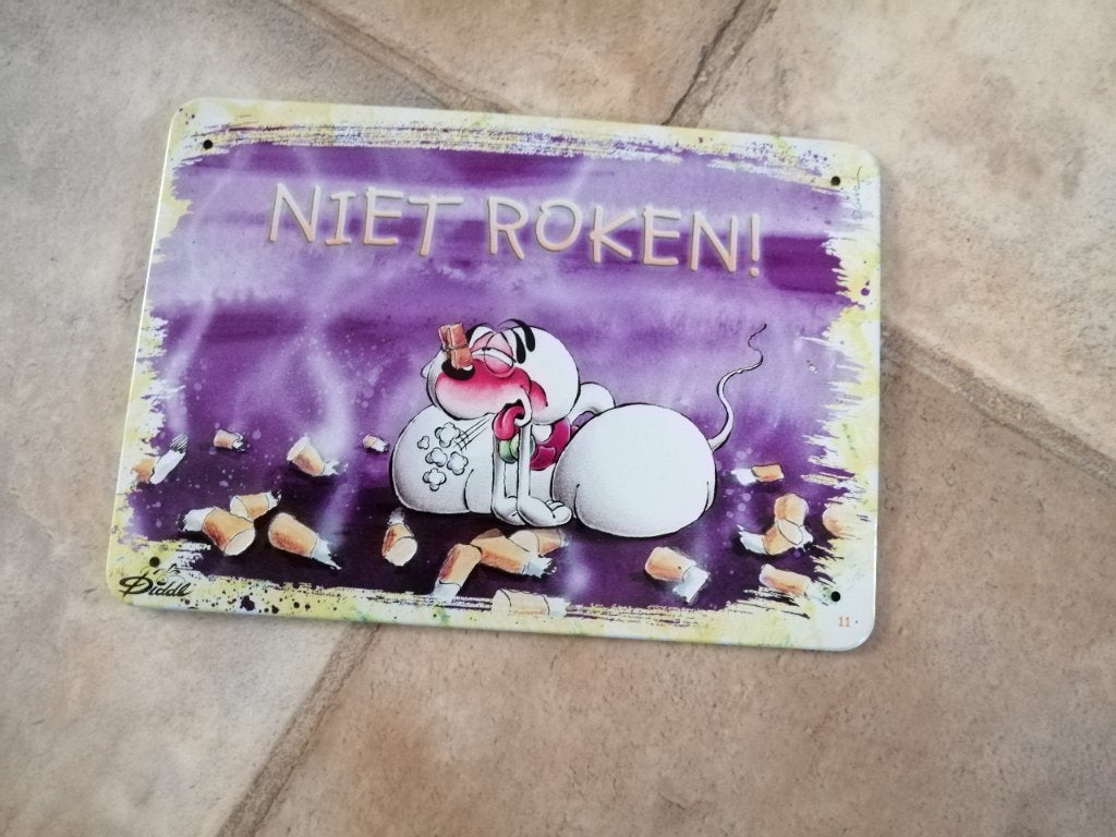 Diddl metalen muurplaat, Enlèvement, Diddl