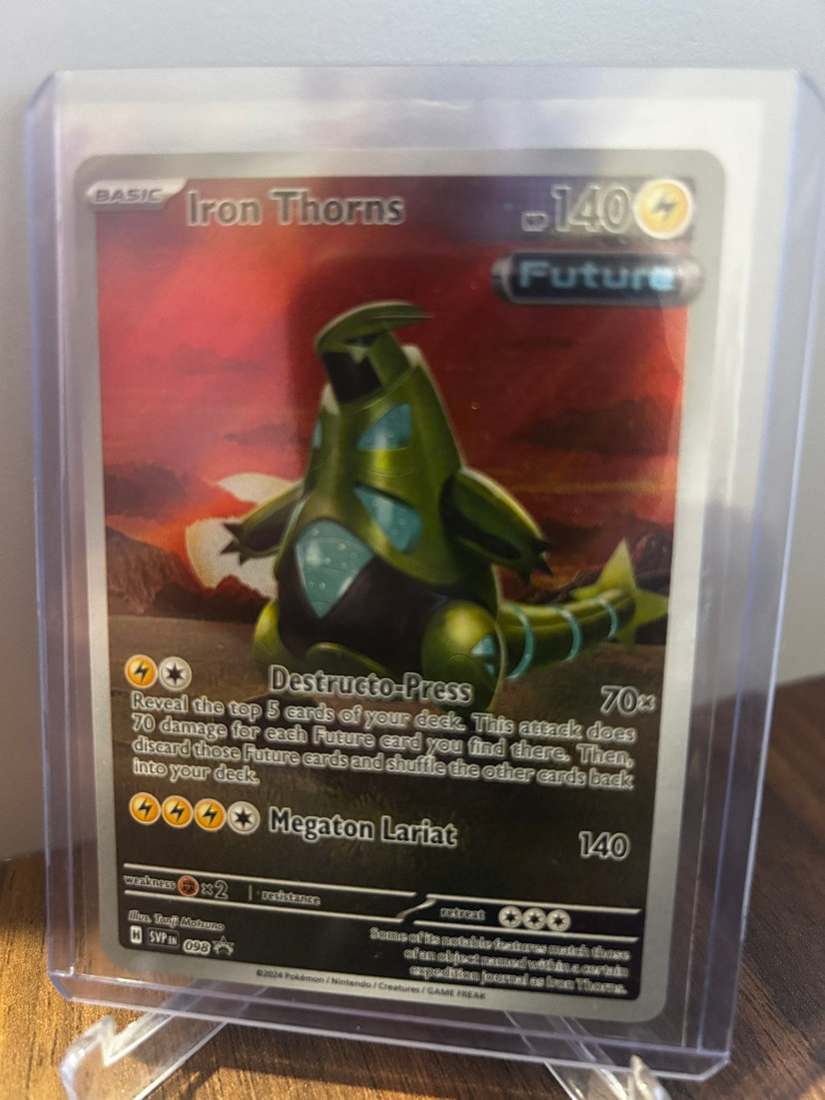 Pokemon iron thorns promo, Enlèvement ou Envoi, Comme neuf, Booster