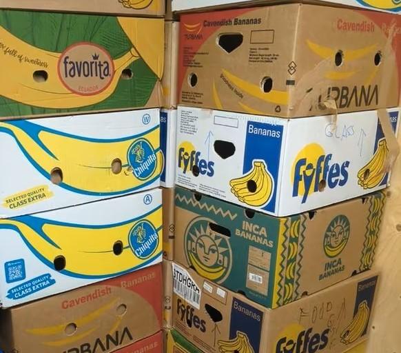 Boîte à bananes vide (par pièce), 35 à 50 cm, Enlèvement, Utilisé, Boîte