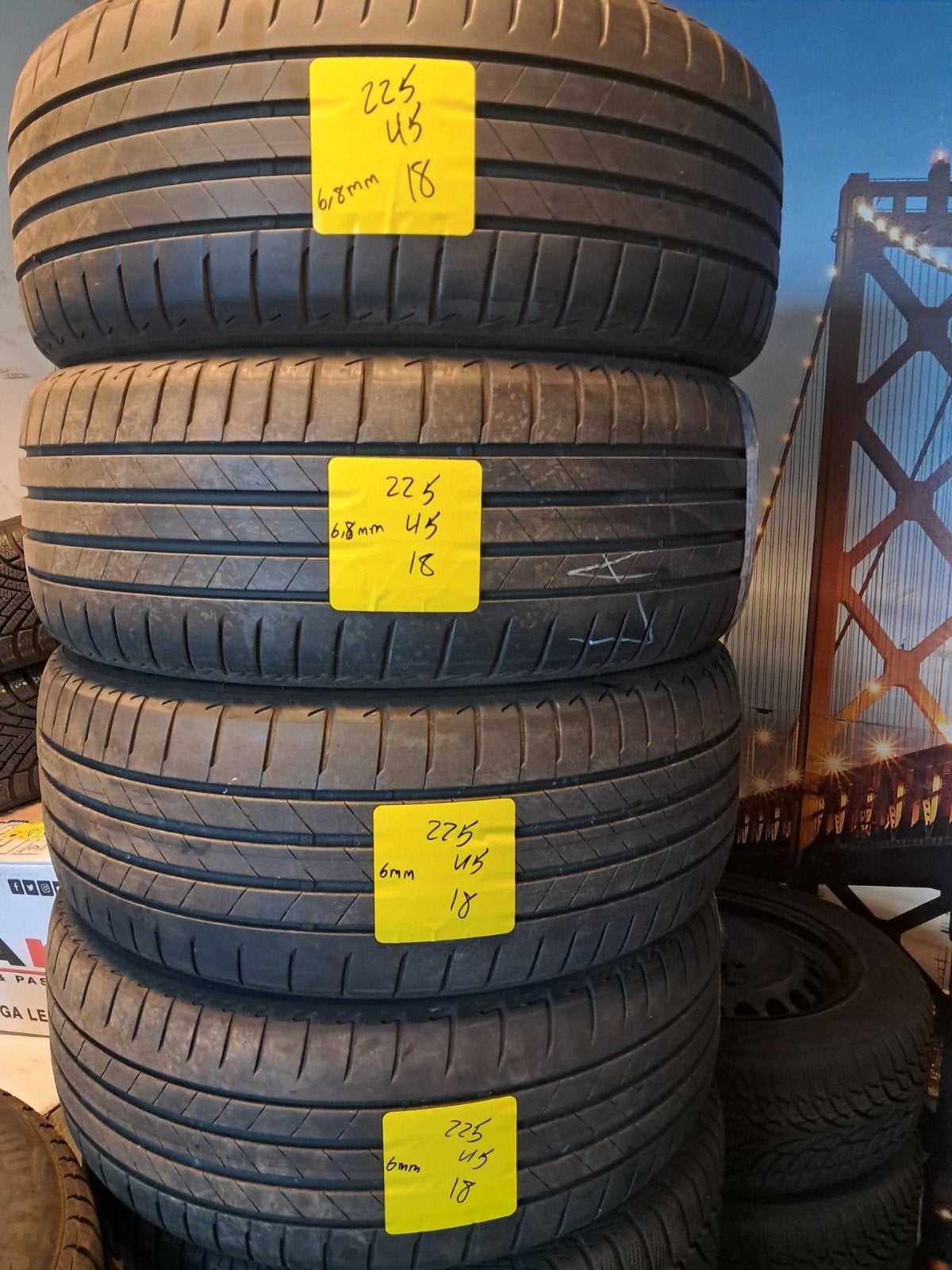 2254518 225/45/18 225/45r18 zomer demo, Ophalen, BMW