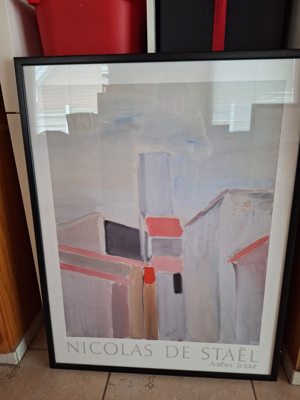 Kunstwerk Nicolas de Stael, 90 op 70 cm, Antiek en Kunst, Ophalen