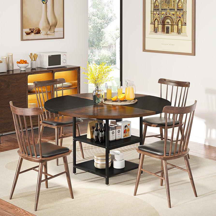 Table à manger ronde avec 4 chaises, Enlèvement