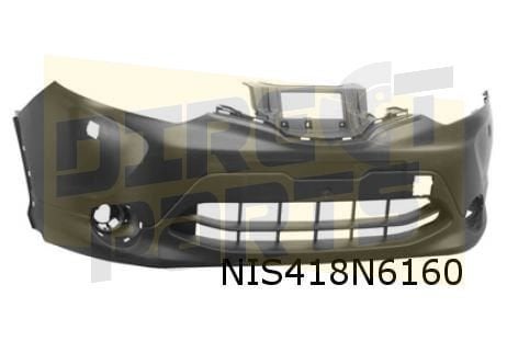 Nissan Qashqai (1/14-6/17) voorbumper (bij koplampsproeiers), Neuf, -, -, Avant
