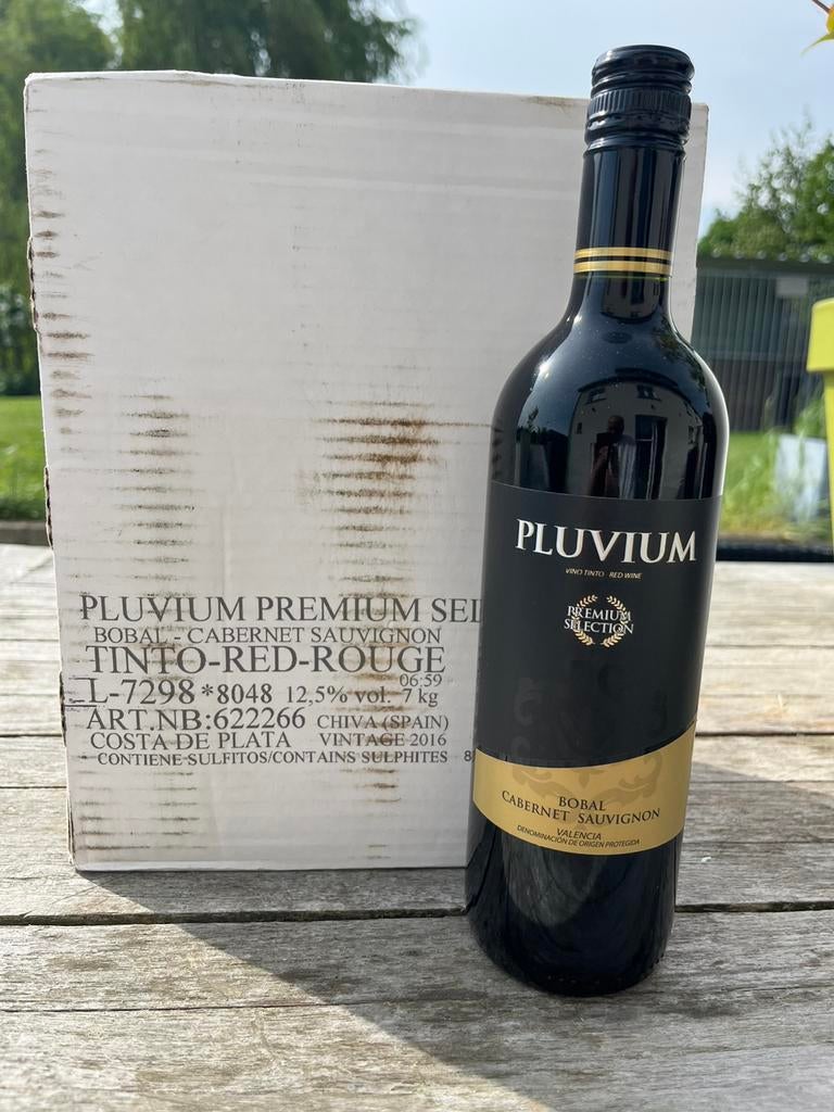 6 flessen Pluvium Premium Selection 2016, Ophalen of Verzenden, Zo goed als nieuw