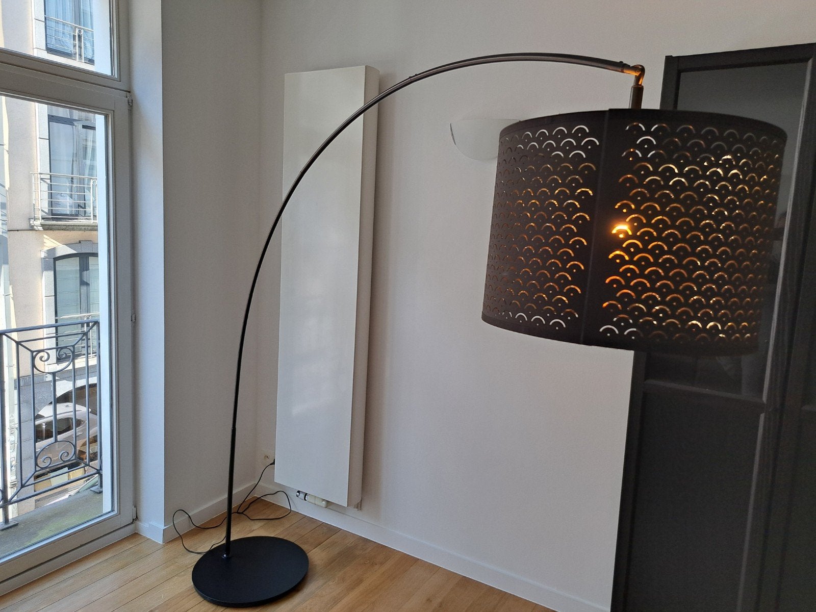 IKEA SKAFTET/NYMÖ Lampe à arc, Ophalen, Gebruikt, Metaal
