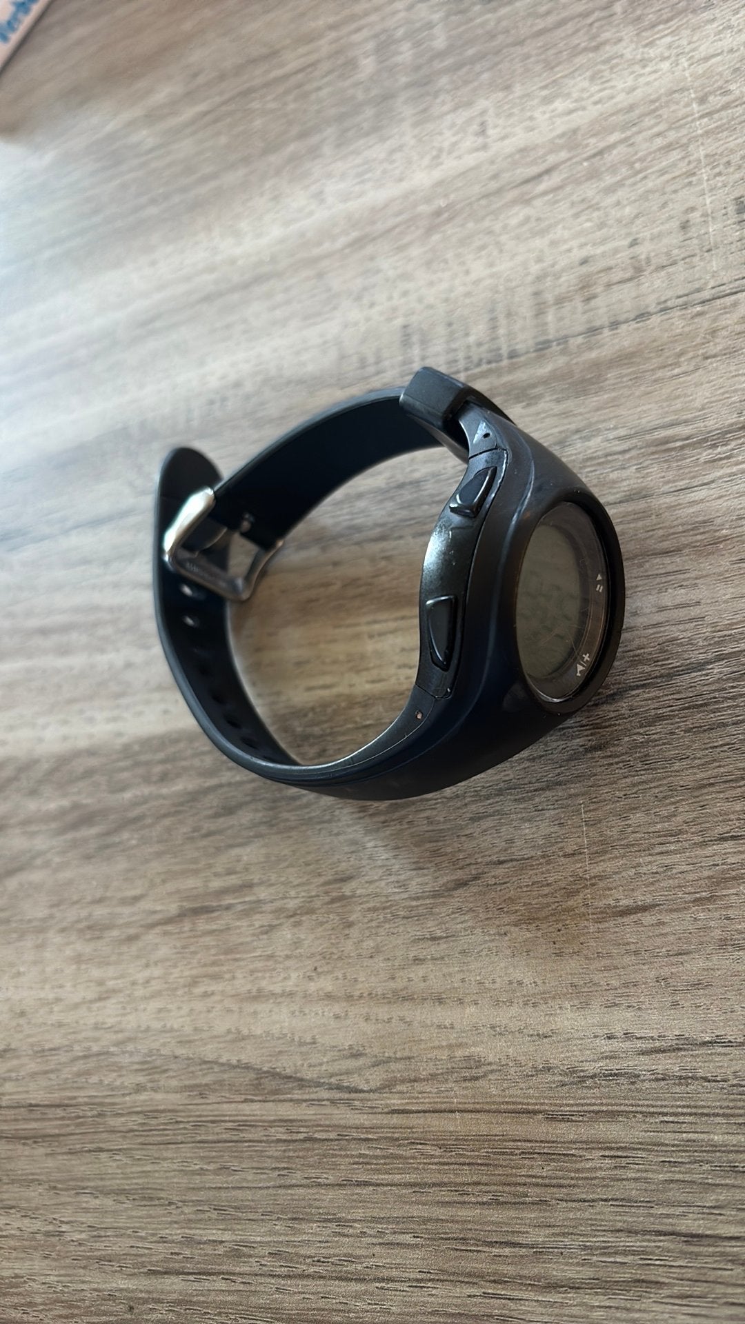 Decathlon uurwerk stopwatch, Ophalen of Verzenden, Waterdicht, Gebruikt, Zwart