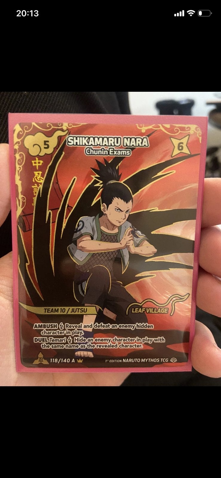 Naruto mythos shikamaru nara 118/140 A (trades possible), Enlèvement, Neuf, Cartes en vrac, Foil