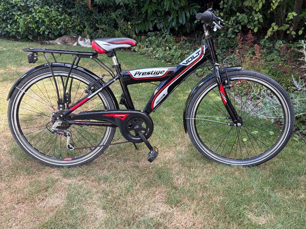 Kinderfiets jongen prestige volt, Ophalen, Velgrem, Versnellingen, Prestige