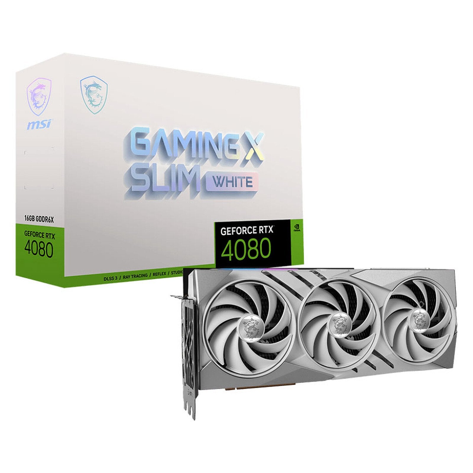 Rtx 4080 gaming x slim white msi, Informatique & Logiciels, Enlèvement, Comme neuf