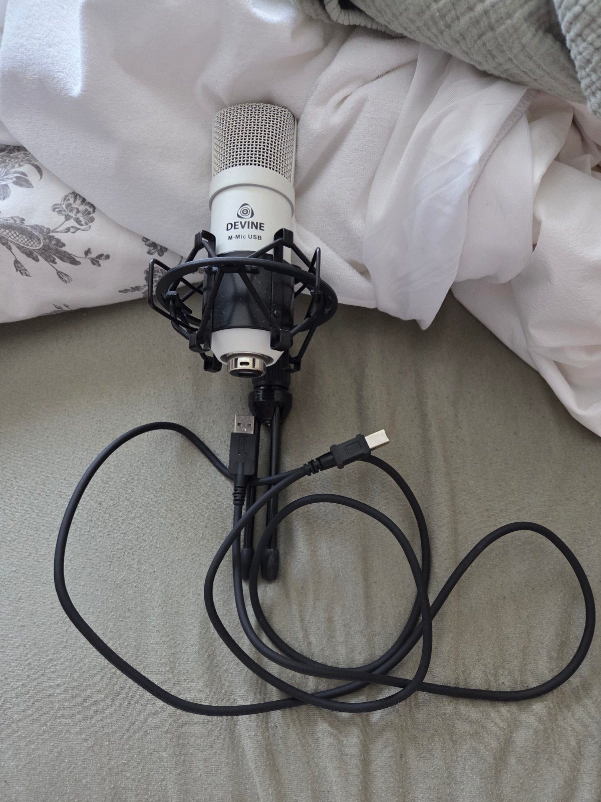DEvine M-Mic USB W microfoon wit, Ophalen