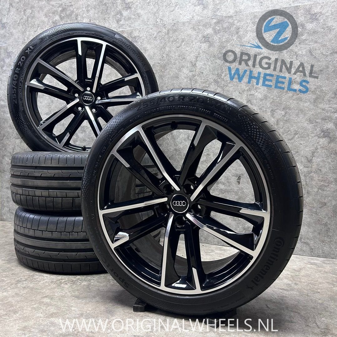 ✅ 20  inch originele velgen + zomerbanden Audi A7 S7, Gebruikt, -, -, Banden en Velgen