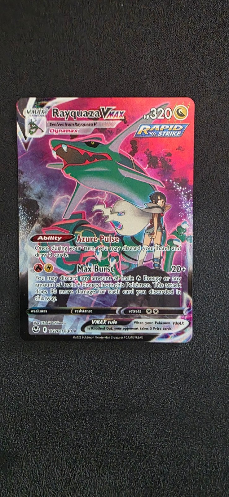 Rayquaza Vmax Pokémon Kaart, Ophalen