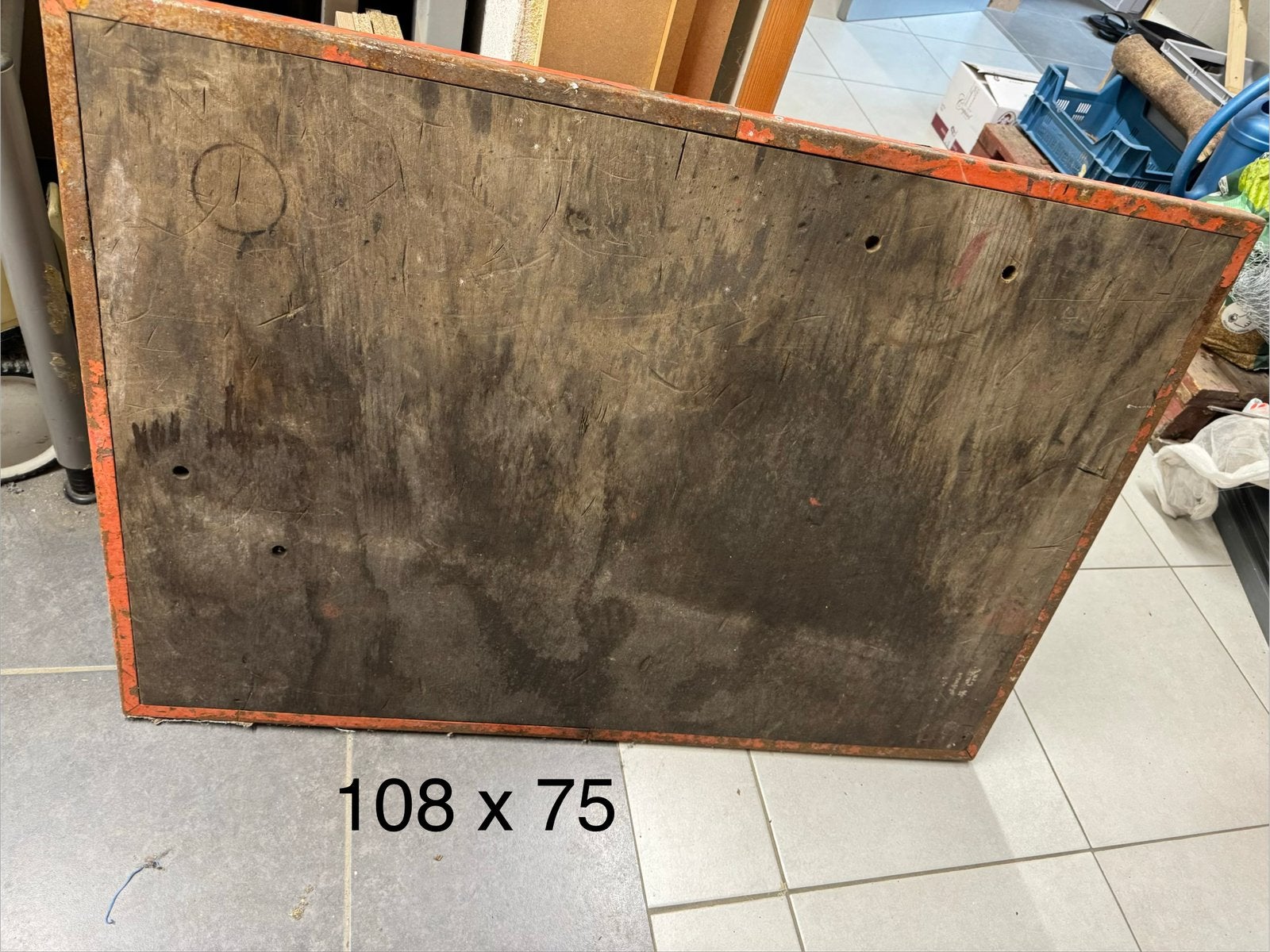Etabli pliable de L108xl75, Enlèvement, Utilisé, Bois