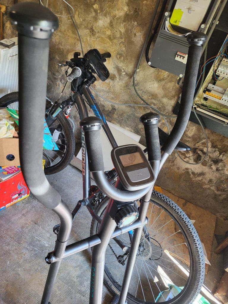 Stepper fitness avec guidon et écran, Ophalen, Gebruikt, Overige typen