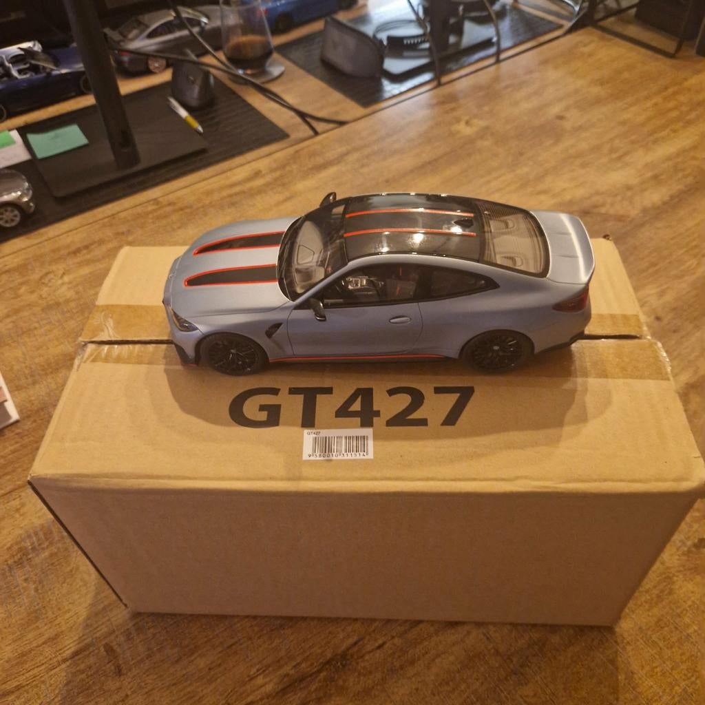 1/18 BMW M4 CSL - GT Spirit, Ophalen of Verzenden, Nieuw, Auto, Overige merken
