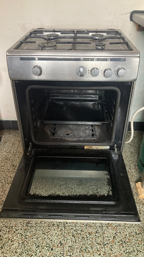 Cuisinière et four à gaz, Electroménager, Gaz, Enlèvement, Utilisé, 45 à 60 cm