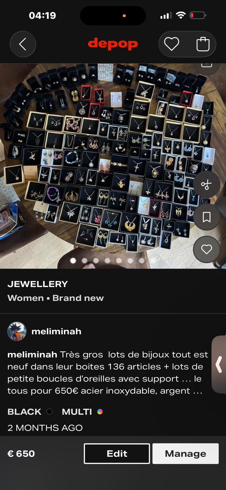 Gros lots de bijoux 650€, Tickets & Billets