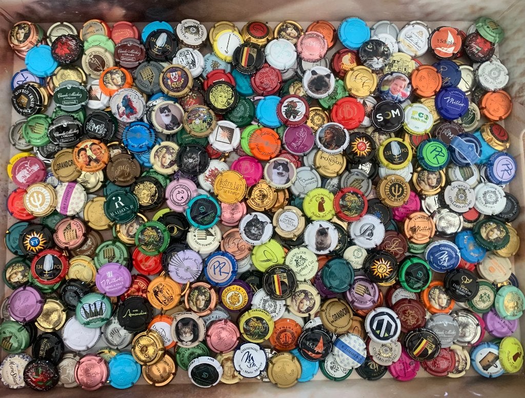 Mooi lot ca 350  champagne capsules, Verzamelen, Ophalen of Verzenden