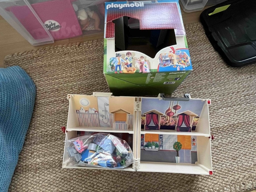 Playmobil 5167 Maison transportable complète + boîte, Enfants & Bébés, Jouets | Playmobil, Enlèvement ou Envoi, Bâtiment, Comme neuf