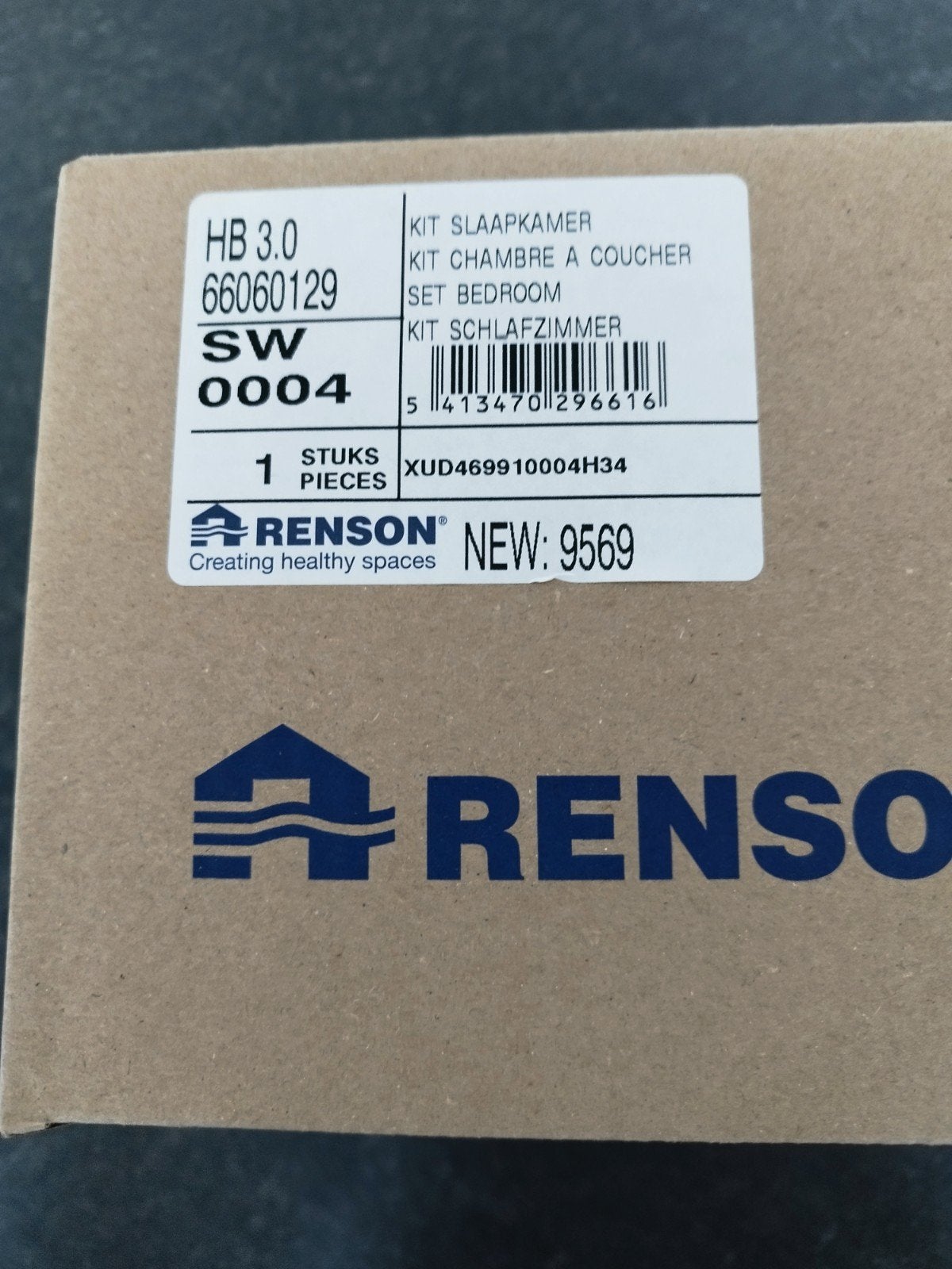 Renson Healthbox 3 regelklep slaapkamer NIEUW, Ophalen, Nieuw