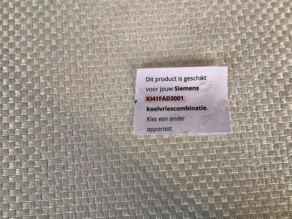 Siemens voorraadbakje voor koelkast, Ophalen, Zo goed als nieuw