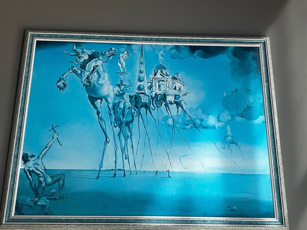 Reproductie - Salvador Dalí (135x100 cm), Ophalen