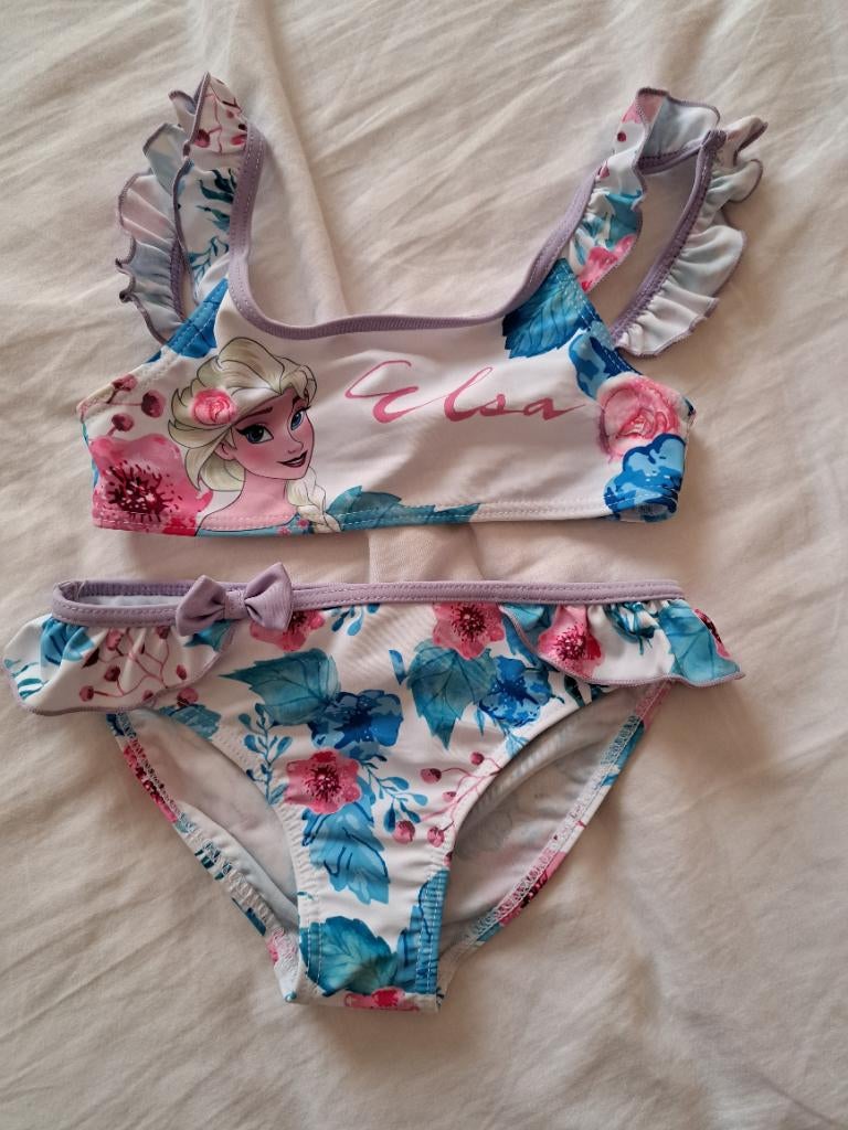Bikini maat 6 jaar Frozen, Enfants & Bébés, Maillots de bain pour enfants, Enlèvement ou Envoi, Comme neuf, Fille, Taille 116