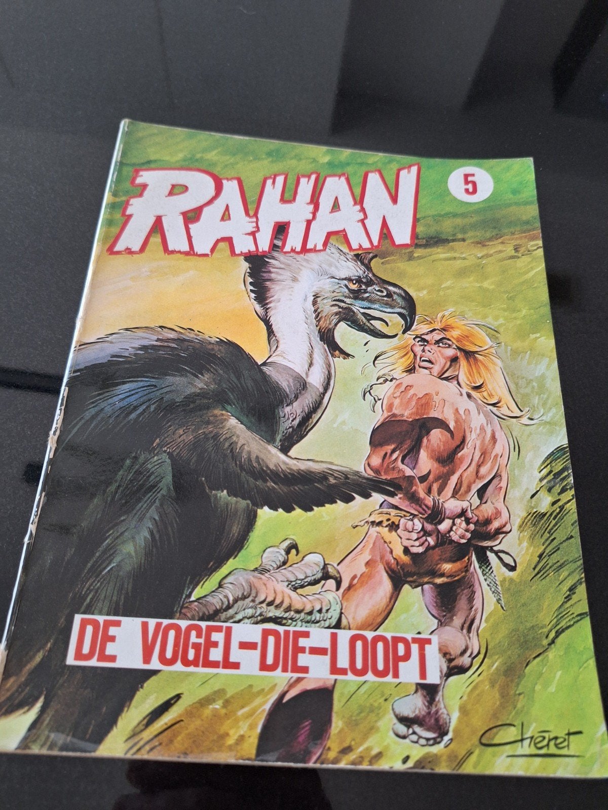 Rahan strips nr 5 uit 1980., Ophalen