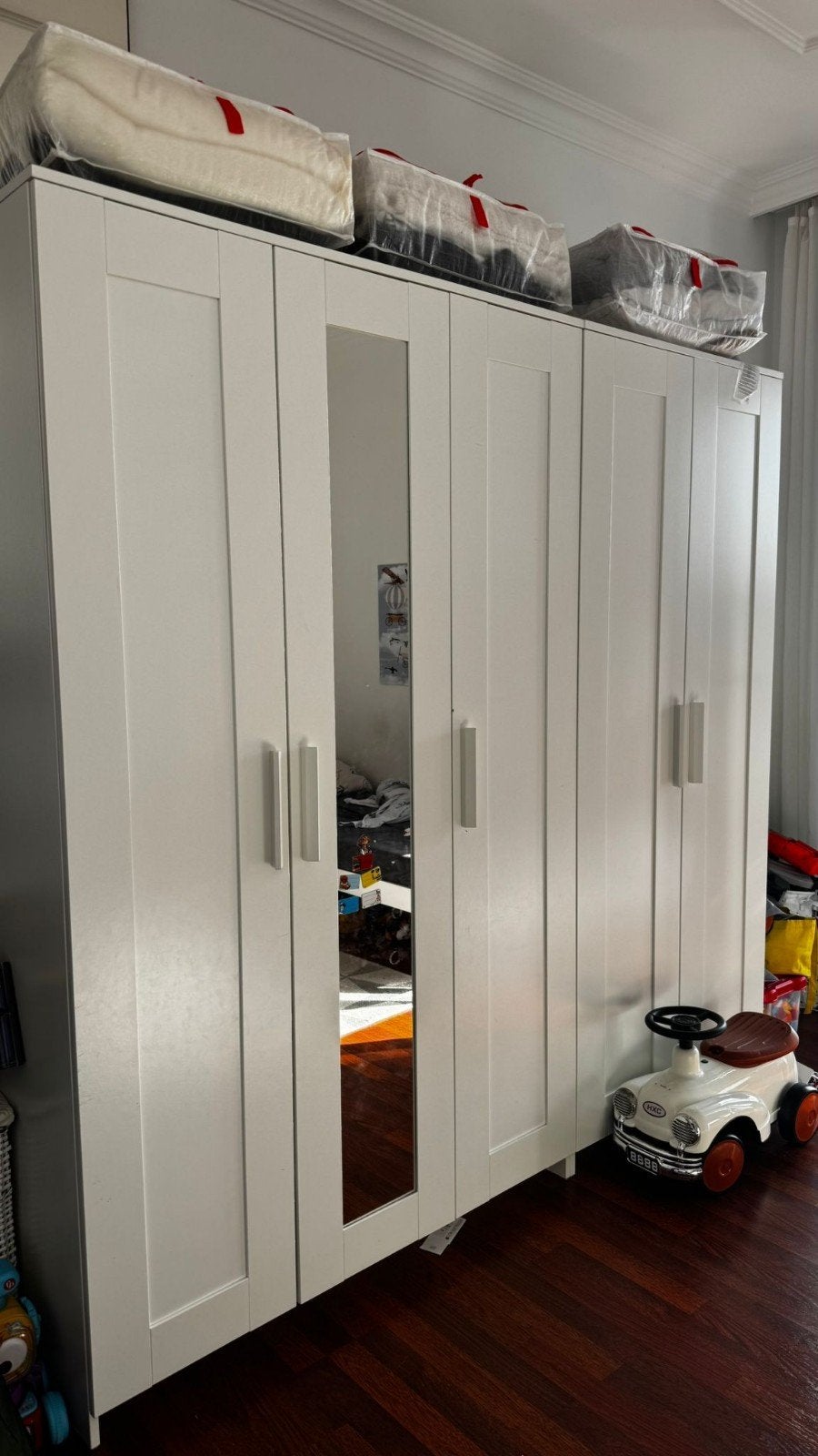 Ikea Brimnes kledingkast, 2 kinderbedden, 1 matras, Enlèvement