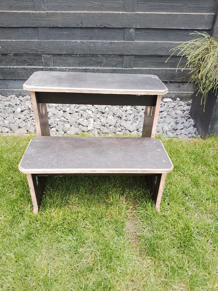Houten Bruynzeel anti slip laddertje, Enlèvement