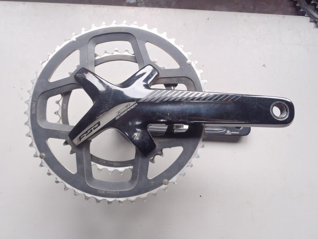 FSA crankstel, Fietsen en Brommers, Fietsonderdelen, Gebruikt, Aluminium, Racefiets, Ophalen