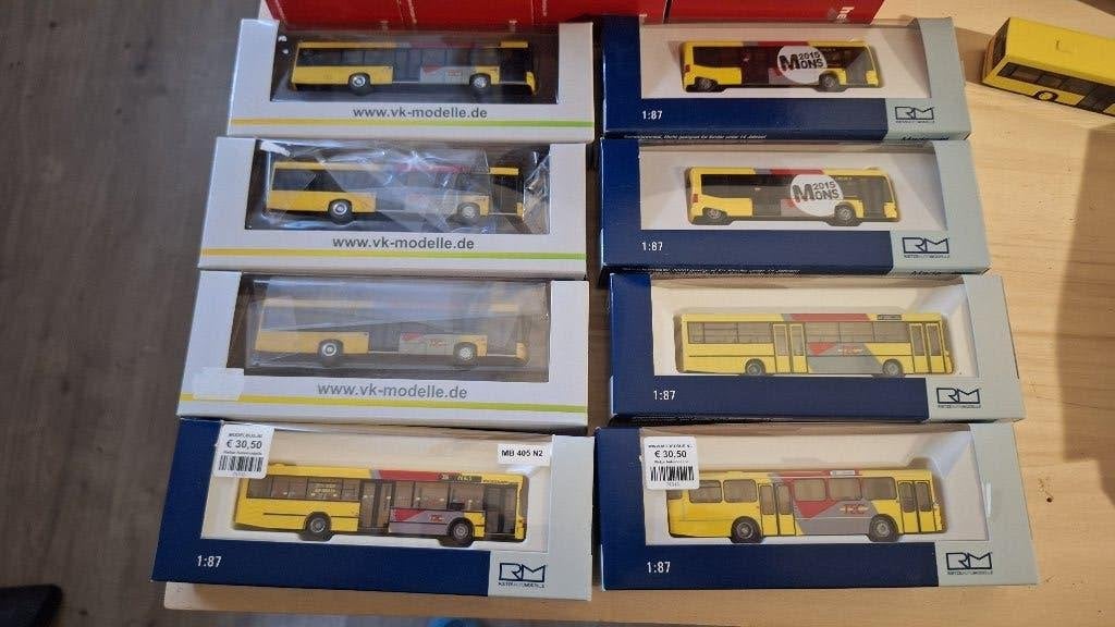 Bussen TEC in HO, Hobby en Vrije tijd, Ophalen of Verzenden, Nieuw, Bus of Vrachtwagen, Rietze