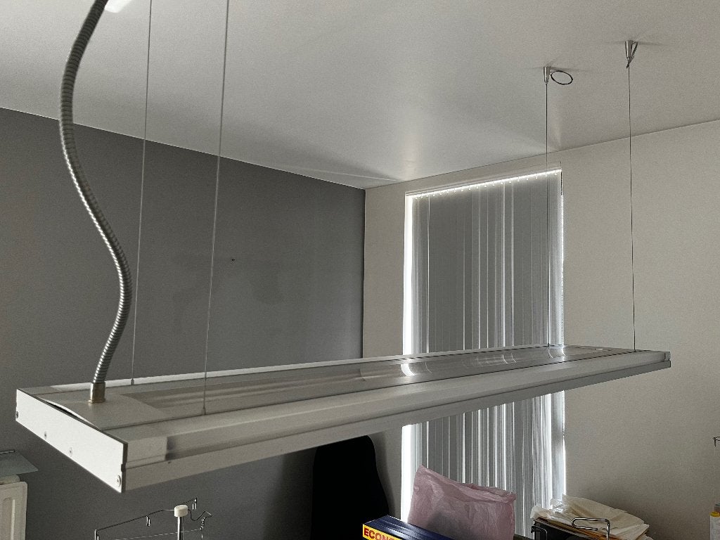 Hanglamp, Ophalen, Gebruikt, Glas, Overige fittingen
