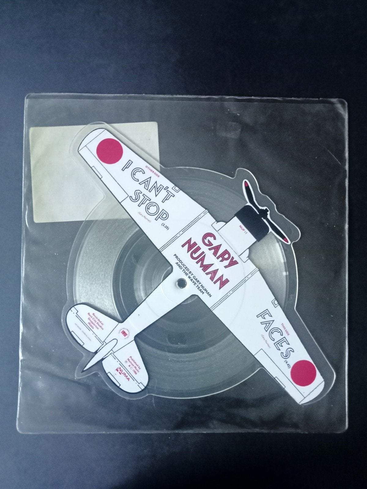Gary Numan, gevormd vinyl 1986, Ophalen of Verzenden