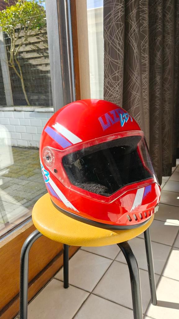 Vintage motorhelm Lazer LZ3., Motoren, Ophalen, M, Lazer